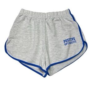 SHEIN Gray and Blue Athletic Shorts